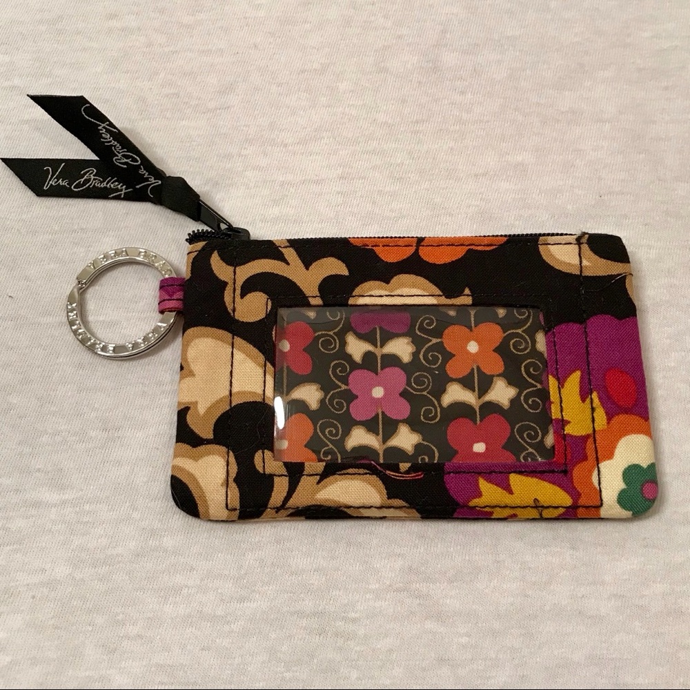 Vera Bradley Zip ID Case, Suzani